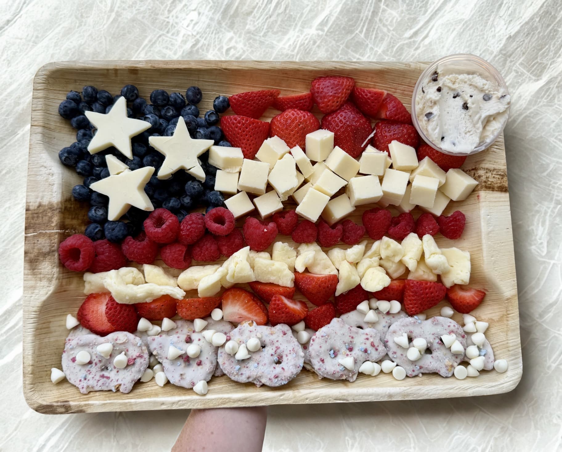American Flag Fruit Tray